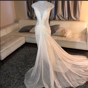 Tadashi Dress Chiffon Beaded